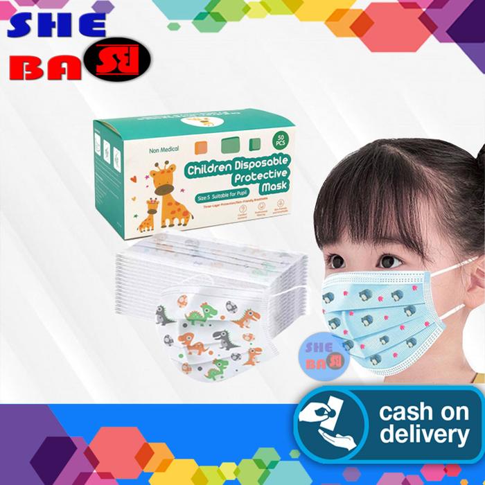 Masker anak karakter Masker Mulut