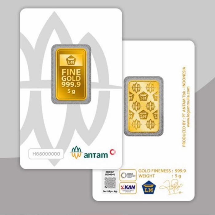 Emas Batangan Antam 5 gram