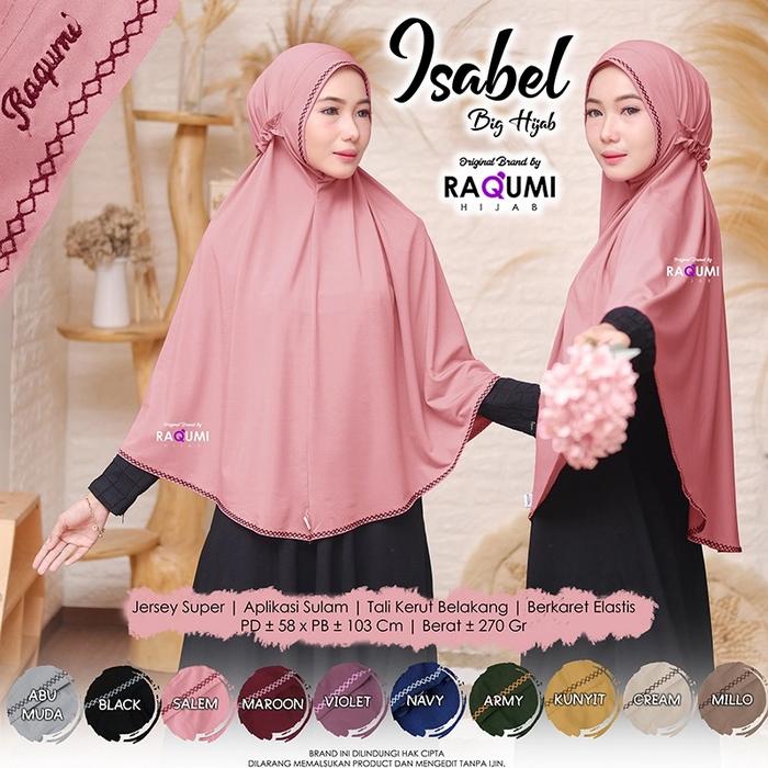 Hijab Isabel Big by Raqumi / Model Terbaru Hijab 2020 / Style Hijab