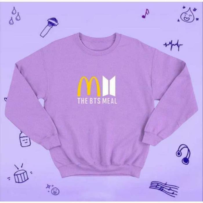 sweater basic bts meal mcd