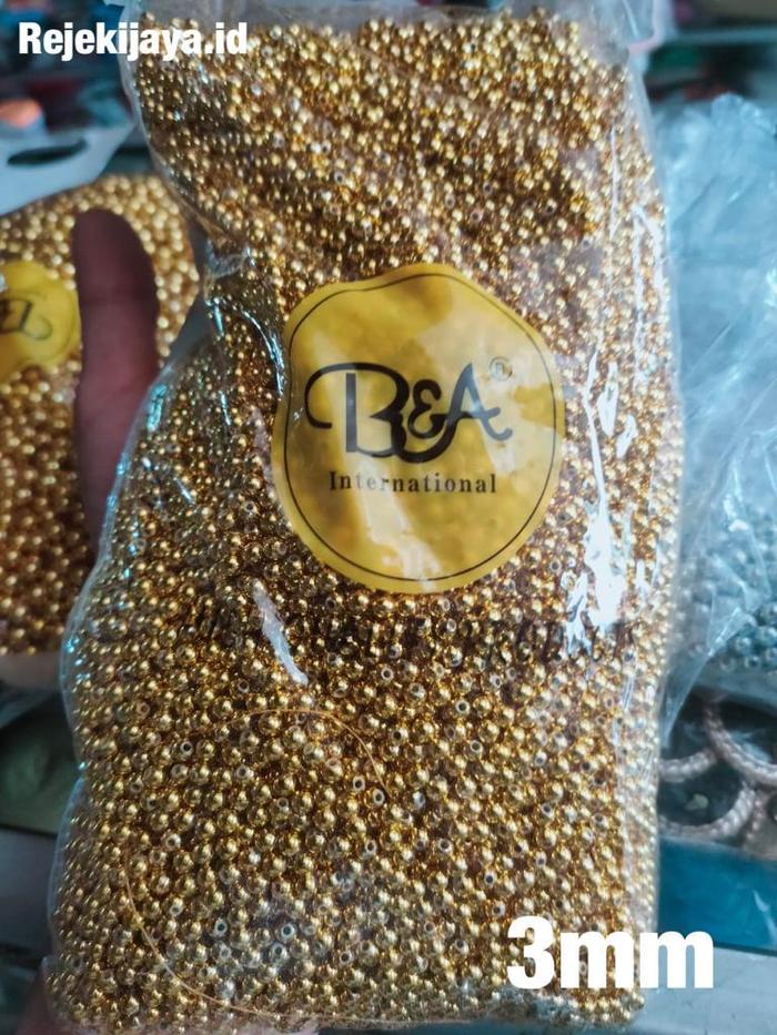 MOTE GOLD/SILVER ( JEPANG ) 3 mm/4 mm/6 mm PER 20 GRAM MERK B&A
