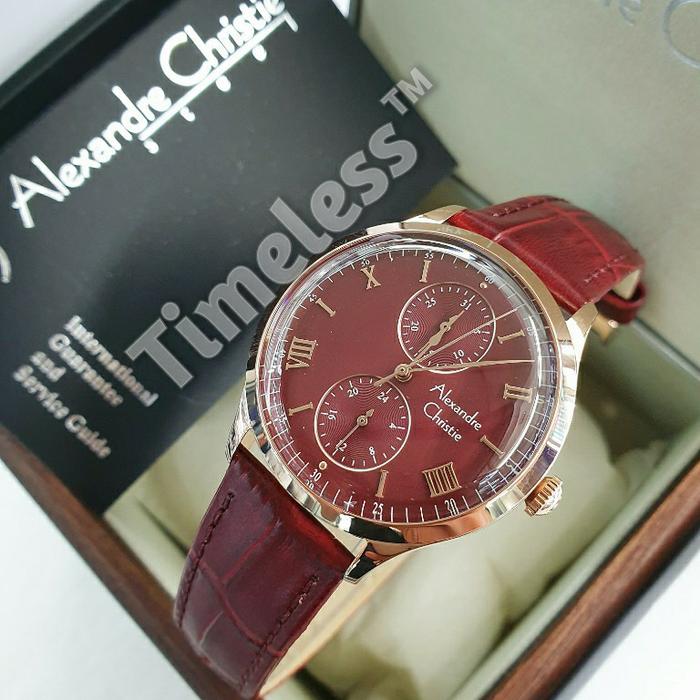 jam tangan wanita alexandre christie ac 2943 BF Red