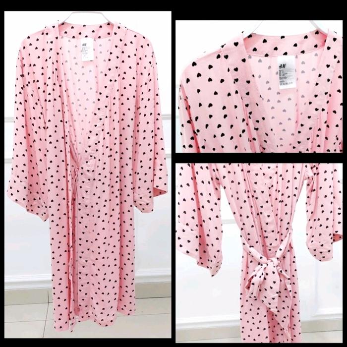 H&M KIMONO HNM PINK (VICTORIA SECRET LASENZA TRIUMPH PIERRE CARDIN HnM