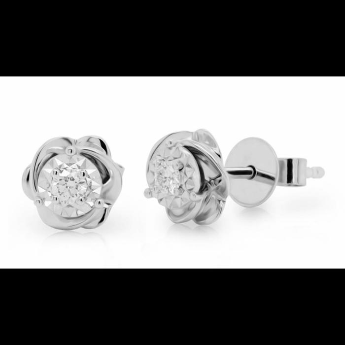 SINAR BERLIAN Jewellery anting giwang berlian asli 750 berlian eropa