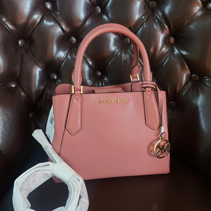TAS WANITA MK KIMBERLY SMALL SATCHEL ROSE
