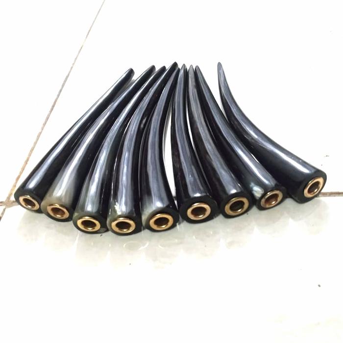 PIPA ONCE TANDUK SAPI HITAM ASLI/PIPA ONCE TANDUK 14CM