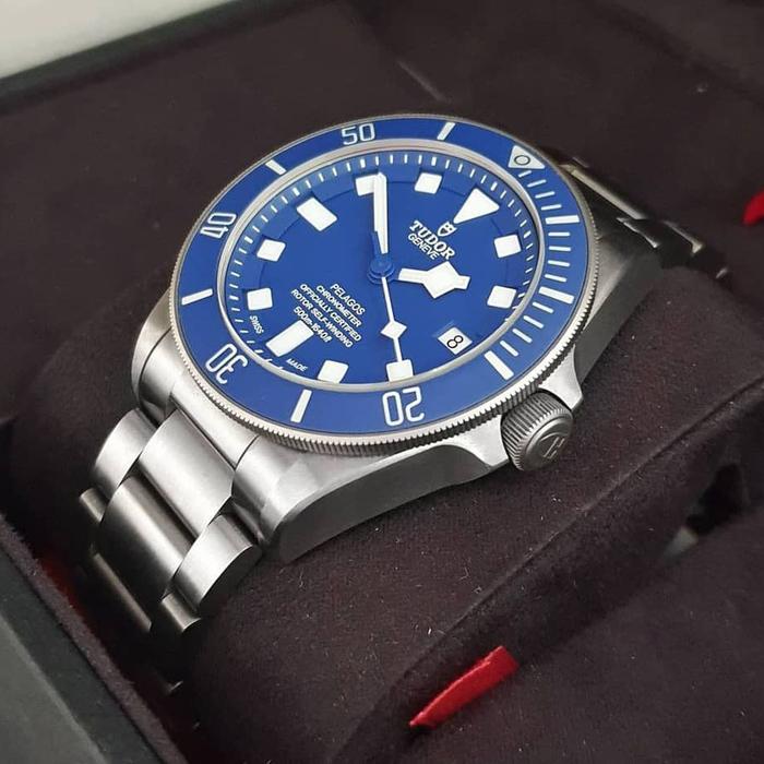tudor pelagos blue titanium origina