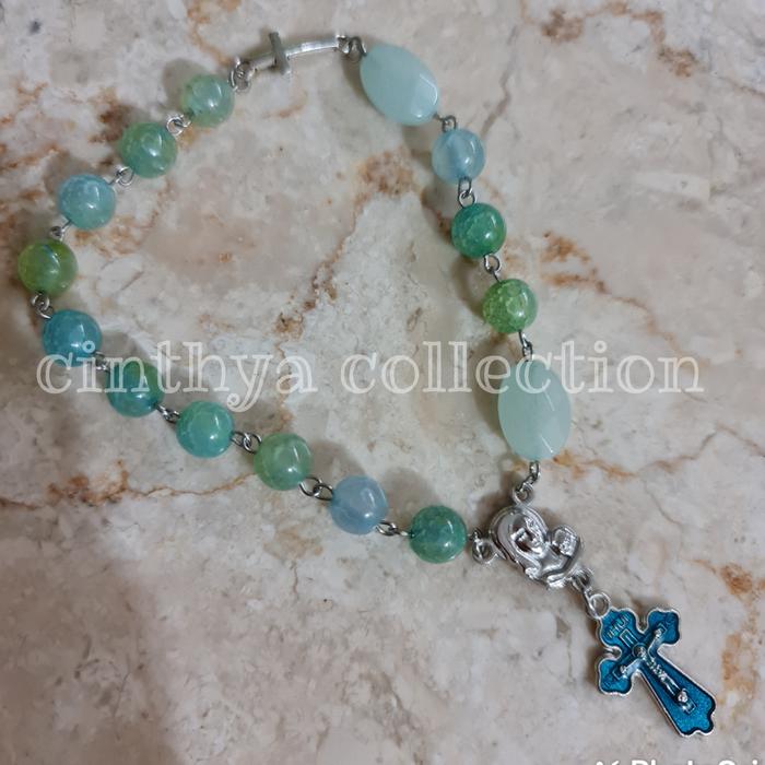 ROSARIO MINI GREENFIELD AGATE STONE