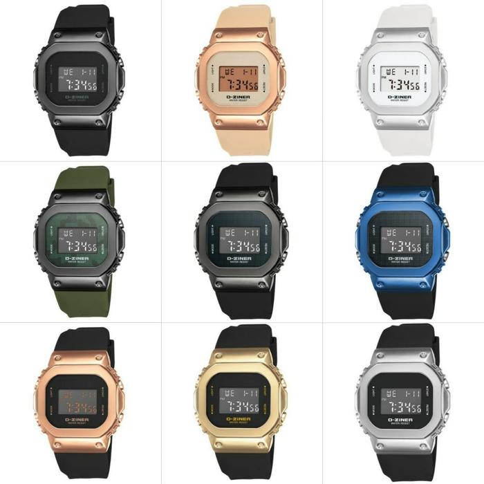 D-ZINER DZ8300 Jam Tangan Digital Original Rubber Strap
