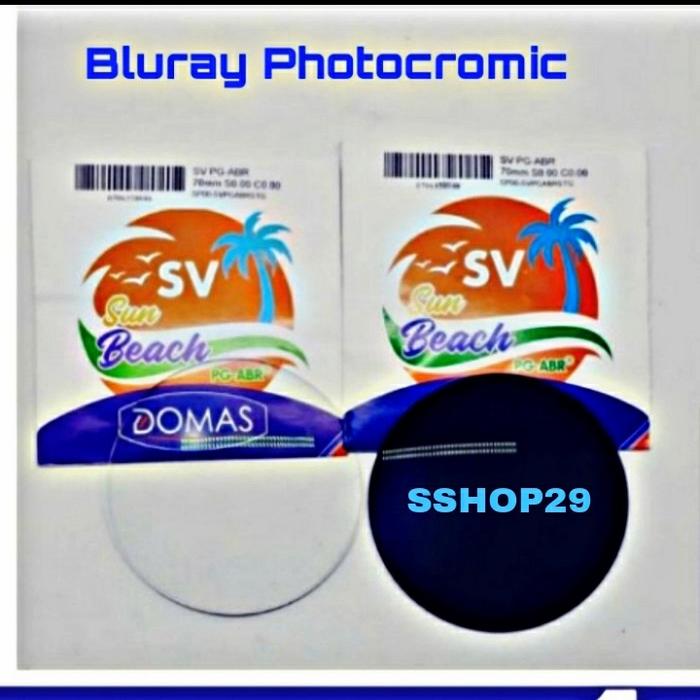 Lensa blueray photocromic sun beach
