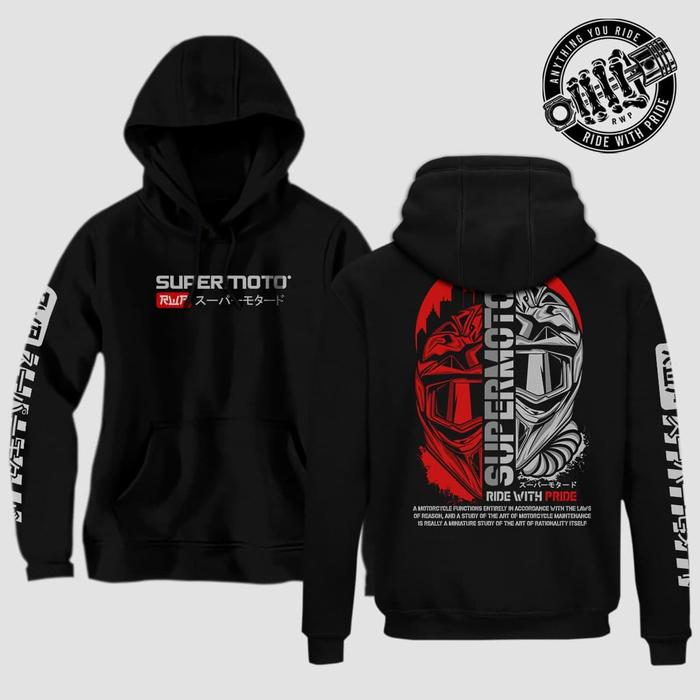 [Original] Hoodie Motor Bikers Ride With Pride - SUPERMOTO#2