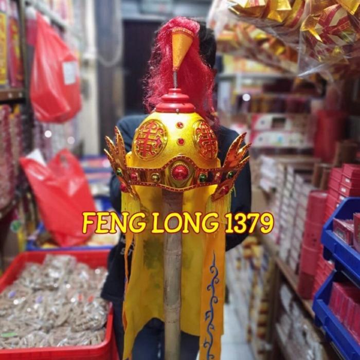 Topi Cosplay Mahkota Tatung | Topi Lok Thung Dewa Jenderal |Aksesoris