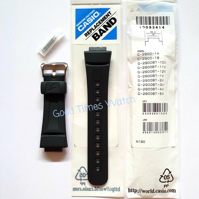 STRAP G-SHOCK G-2900F-1V G 2900F G 2900 G2900 CASIO ORIGINAL