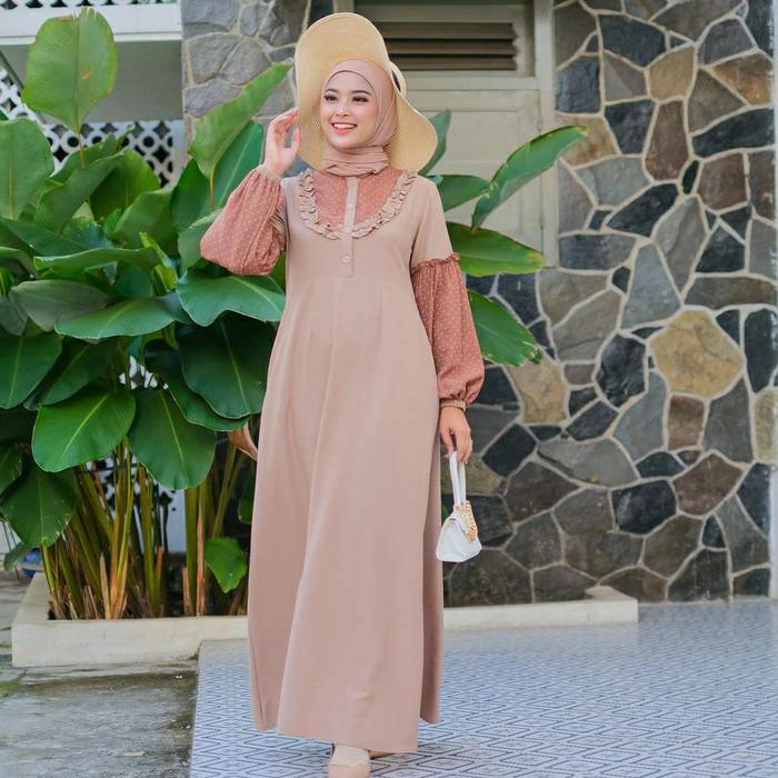 Mailea Jeslyn Dress SWEET BROWN Gamis Only