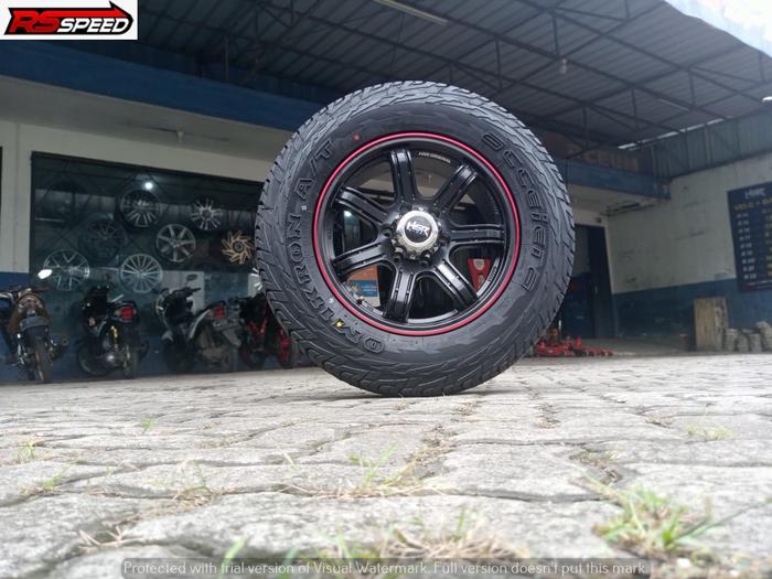 Velg Mobil Fortuner Hilux Double Ring 18 Paket Velg Dan Ban Off-Road
