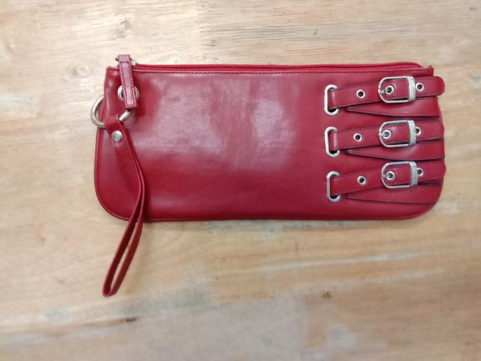 Roxy clutch preloved red merah
