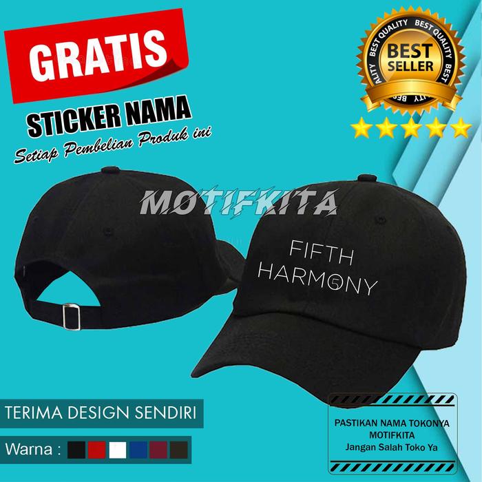 Topi Baseball FIFTH HARMONY keren Pria Wanita Distro Polos Motifkita