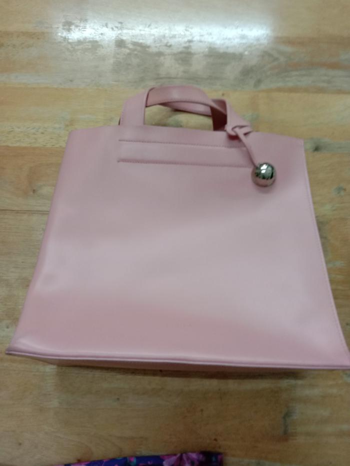 FURLA italy ori pink minimalist large bag tas (pink muda kalem) murah