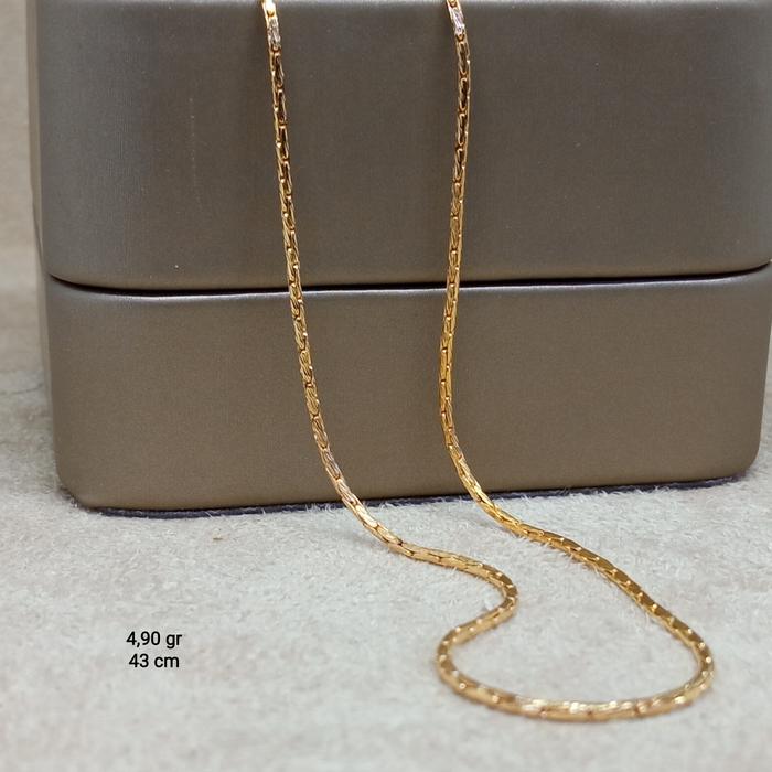 Kalung Padi Cor Emas 750 KY02