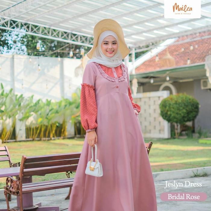 Mailea Jeslyn Dress BRIDAL ROSE Gamis Only