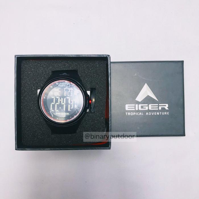 Jam Tangan Digital Eiger Touch Digi Original Stopwatch