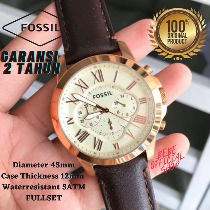[ORIGINAL] Jam Tangan Pria Fossil FS4991 Grant Chronograph Original