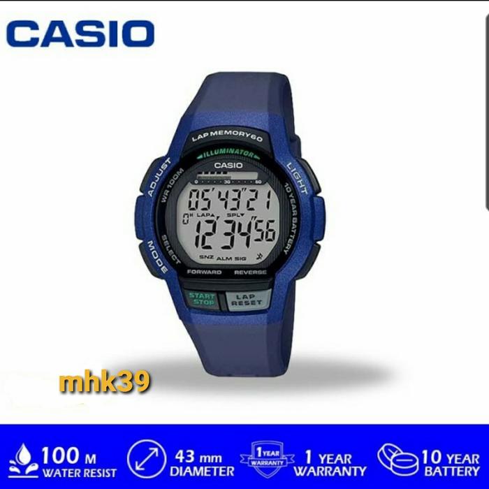 JAM CASIO WS-1000H-2AVDF / WS1000H ORIGINAL BERGARANSI