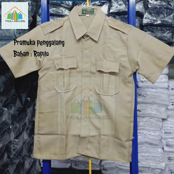 Baju Pramuka SD/SMP/SMA Bahan Licin Seragam sekolah