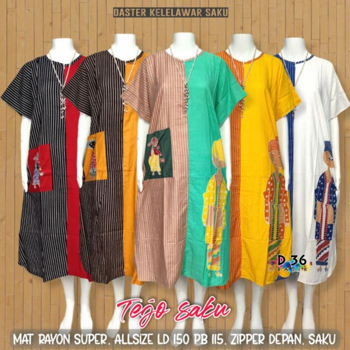 "Daster Tejo Arisan" Daster Batik / Rayon / Kasual / Wanita / Murah