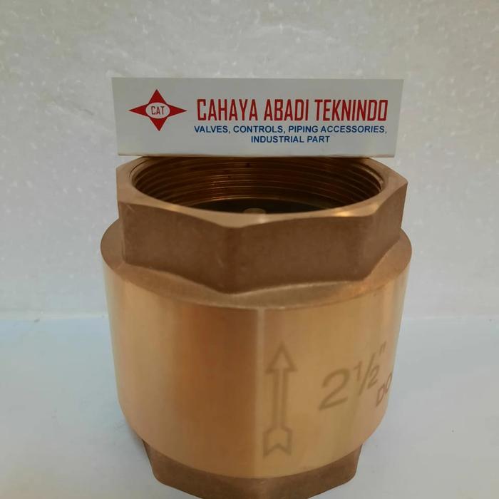 Tusen klep kuningan 2 1/2"(inch)