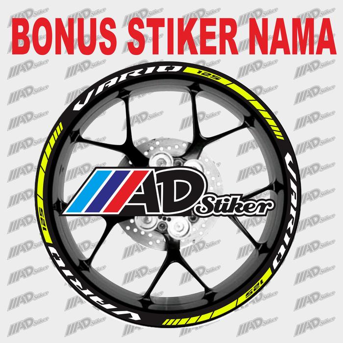 CUTTING STIKER LIST VELG HONDA VARIO 110 VARIO 125 VARIO 150