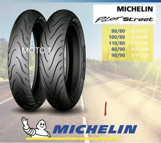 BAN PCX - MICHELIN PILOT STREET 100/80 - 14 DAN 120/70 - 14