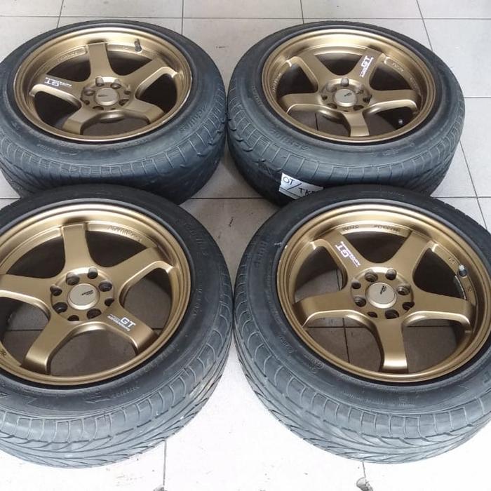 velg bekas advan racing ring16 + ban
