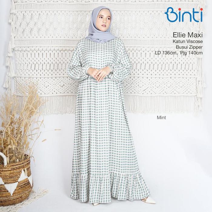 ELLIE MAXY DRESS JUMBO GAMIS WANITA RAYON VISCOSE LD 136 BY ENTER