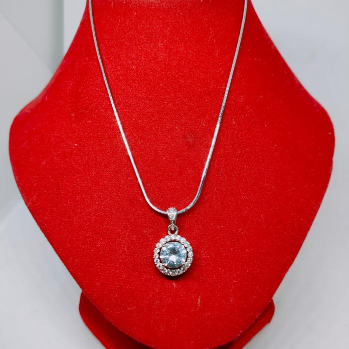 Kalung koyek Asli xuping lapisan emas putih kl022