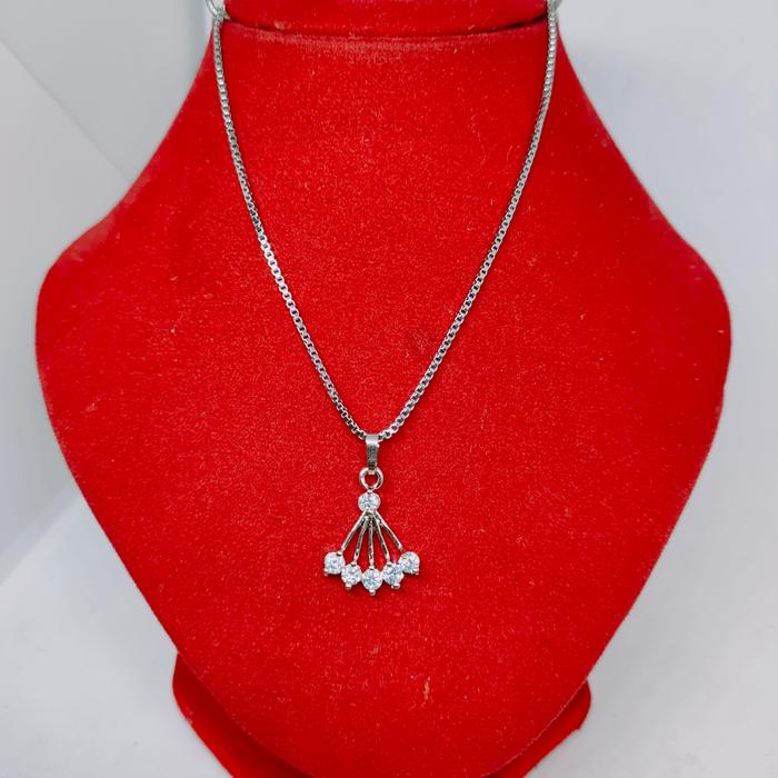 Kalung koyek Asli xuping lapisan emas putih kl04