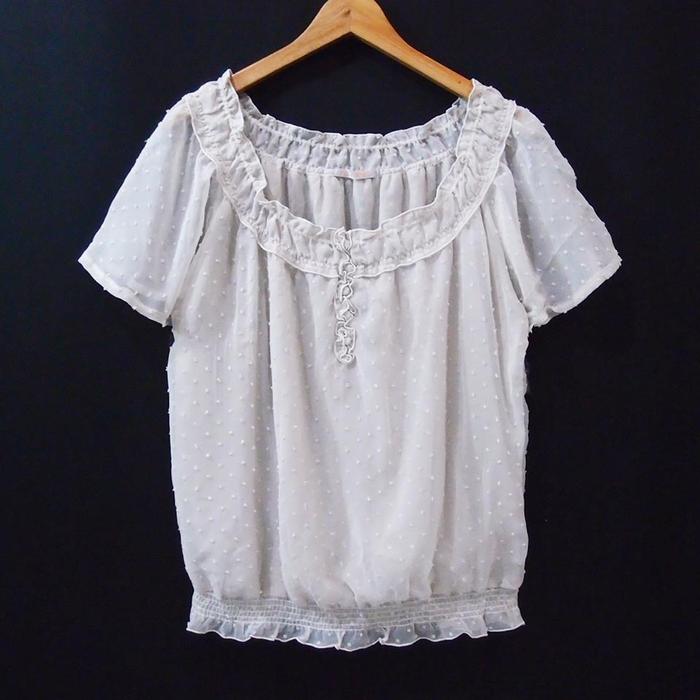 DL143 SIZE M ELLE PLANETE BAJU PREMIUM BRANDED HIGH QUALITY SECOND