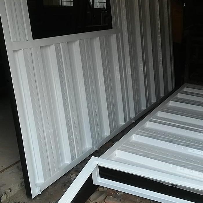 Booth semi container knock down custom design #249