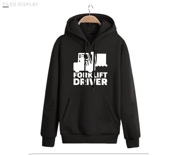 Jaket Hoodie Distro Forklift Driver Keren Jumbo Size S-5XL Fleece Baru