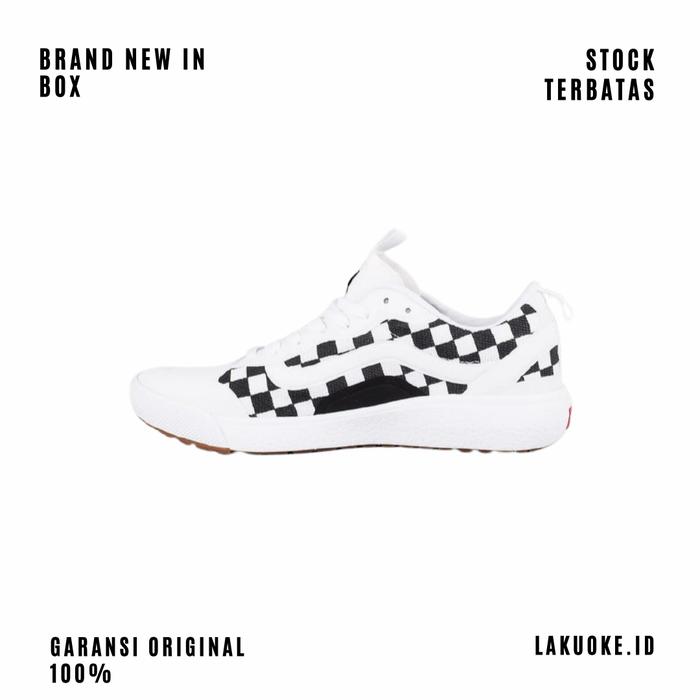VANS ULTRARANGE EXO CHECKERBOARD TRUE WHITE BLACK ORIGINAL BNIB RESMI