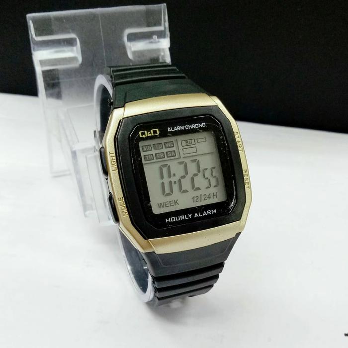 jam tangan pria QQ digital tali rubber