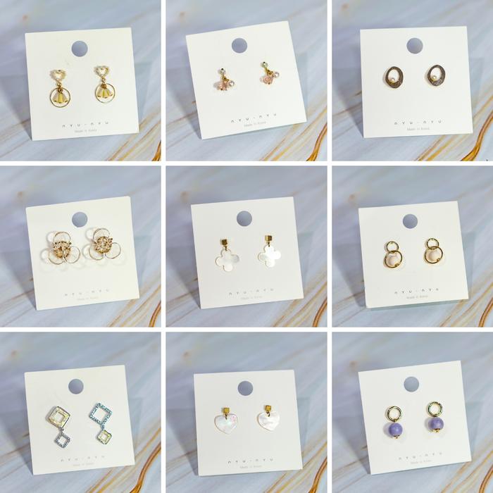 NyuNyu Earrings - Anting Korea ORIGINAL Premium Import