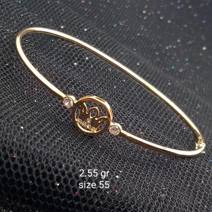 gelang emas kadar 750 toko emas gajah online Salatiga 593