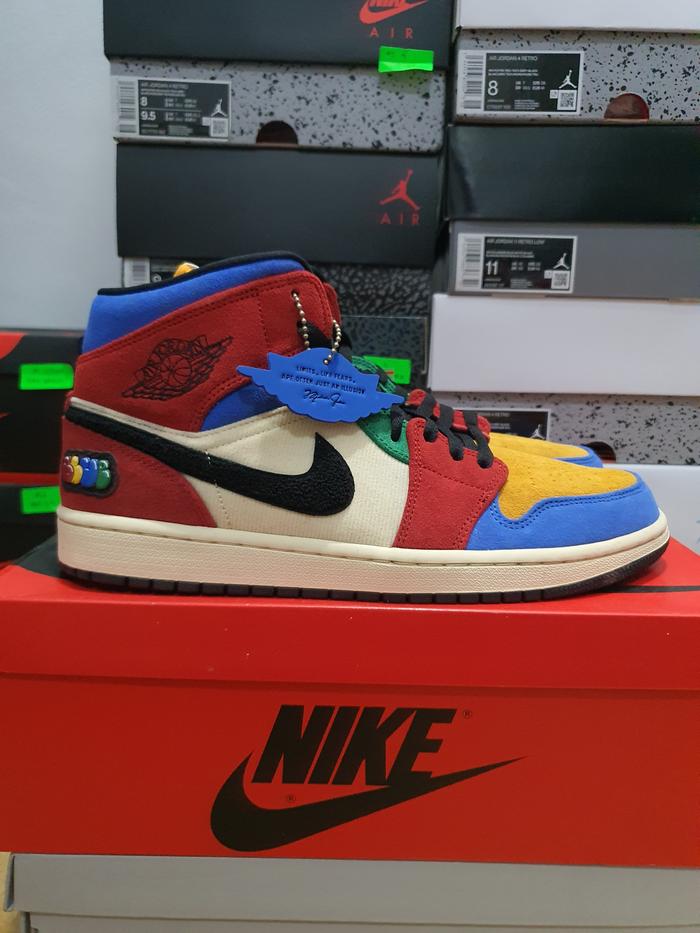 BLUE THE GREAT X AIR JORDAN 1 MID "FEARLESS"