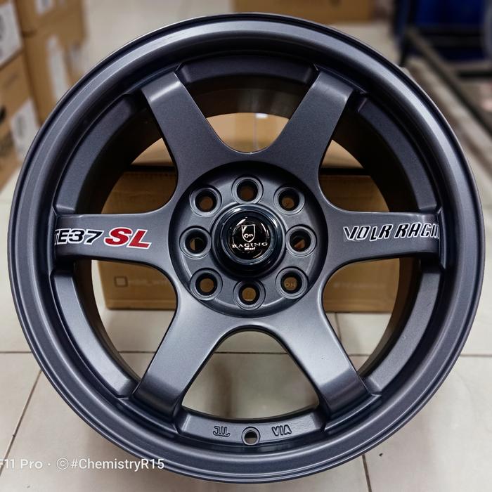jual velg te37 SL R15x7 inc