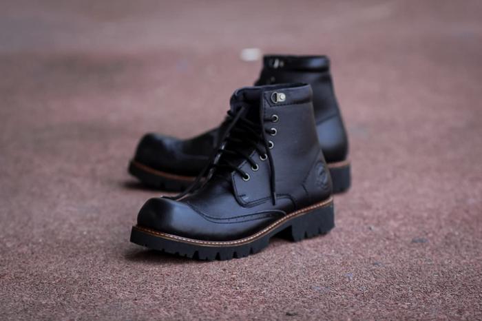 Sepatu Boots Pria Kamfa Kulit Sapi Asli Best Seller - TM05