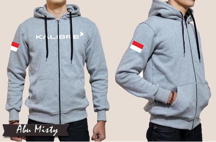 Jaket Zipper Distro Kalibre Outdoor Keren Jumbo Size S-5XL Terlaris