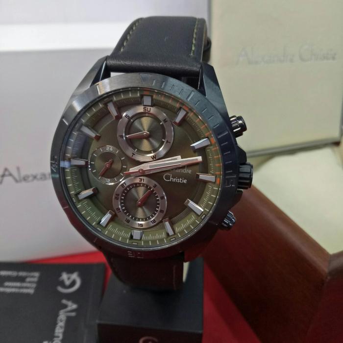 Jam Tangan Analog Pria Alexandre Christie Ac 6581 MF Stainless Steel