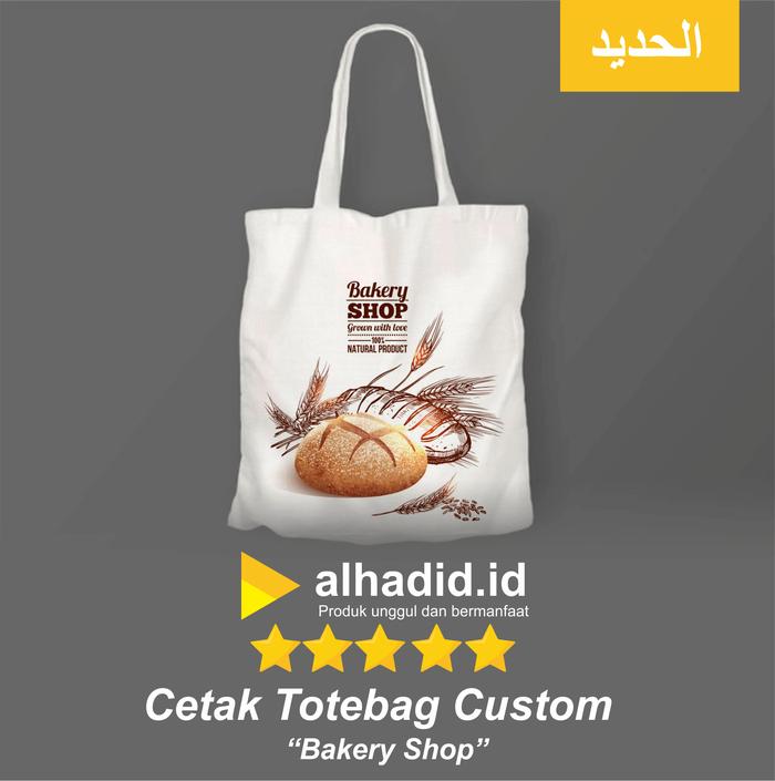 Cetak Totebag Custom bakery Shop semarang