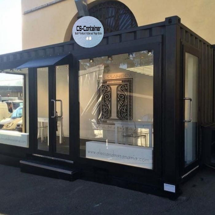 Booth semi container, container cafe/l